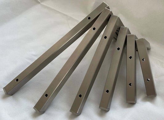 BECK-SWS - Wandhalterung / Winkel aus V2A / Edelstahl - Rohr 25x25x2mm. verschiedene Ausführungen beck-sws