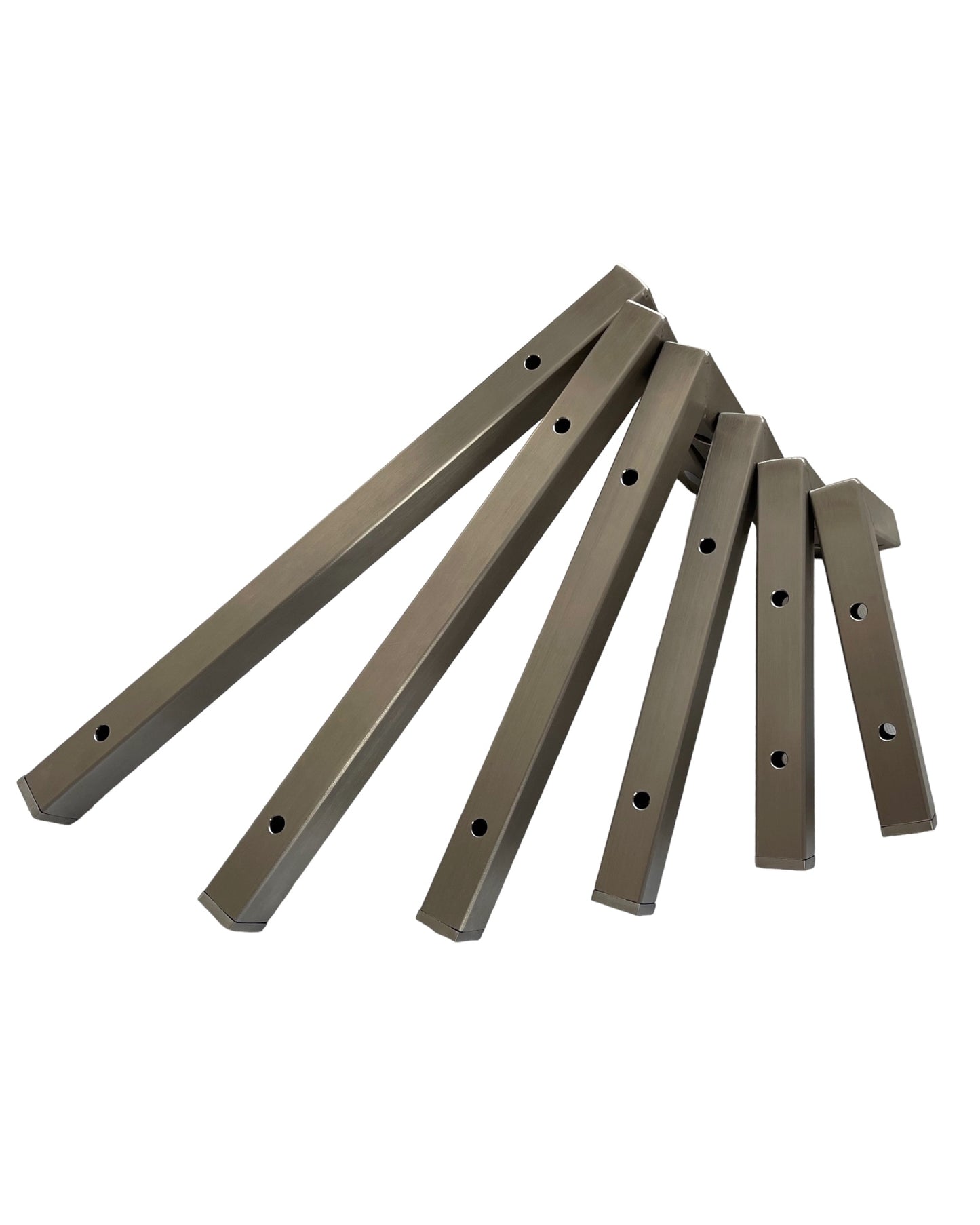 BECK-SWS - Wandhalterung / Winkel aus V2A / Edelstahl - Rohr 25x25x2mm. verschiedene Ausführungen