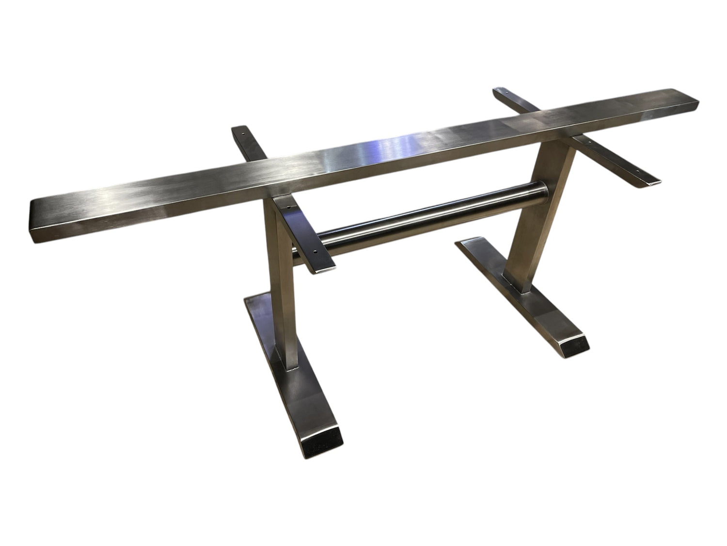 Hochwertige Design Tischgestelle aus Edelstahl und Naturstein. Steel - Wood - Stone