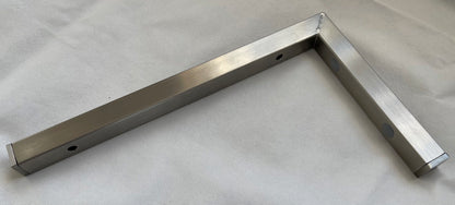 BECK-SWS - Wandhalterung / Winkel aus V2A / Edelstahl - Rohr 25x25x2mm. verschiedene Ausführungen
