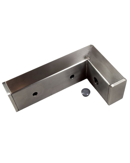 BECK-SWS - Wandhalterung / Winkel aus Edelstahl - 17x10cm. bis 100Kg. Traglast
