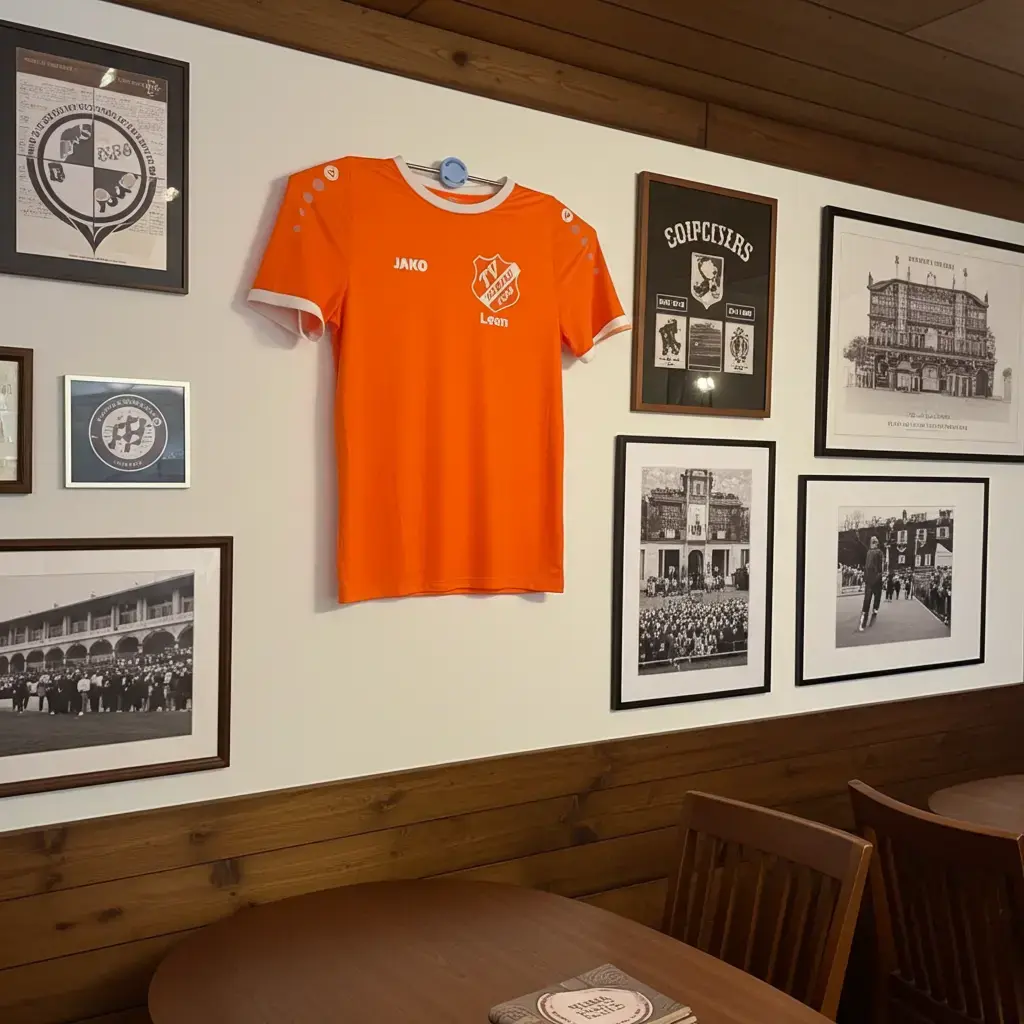 Trikot Wandhalterung – Stylisch, praktisch & immer griffbereit für Kids & Teens! Steel - Wood - Stone